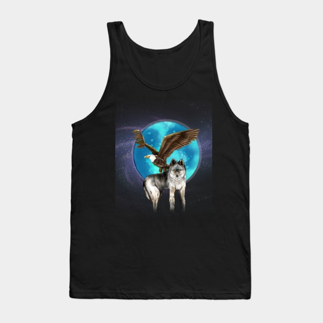 Unity of Land and Sky Tank Top by sketchart